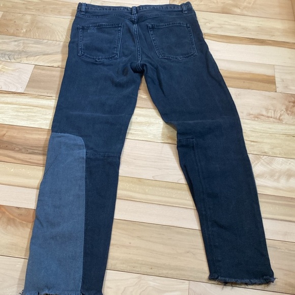 Sandro Paris Monochrome Patchwork Jeans - Picture 10 of 14